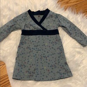 Tea Collection Blue Floral Kids Dress